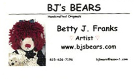 BJ's Bears by Betty J. Franks