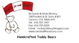 Bears of the Abbey by Susan and Mark McKay