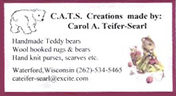 Email C.A.T.S. Creations made by Carol A. Teifer-Searl