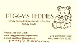 Peggy's Teddies by Peggy Deyle