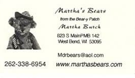 Martha's Bears by Martha Burch