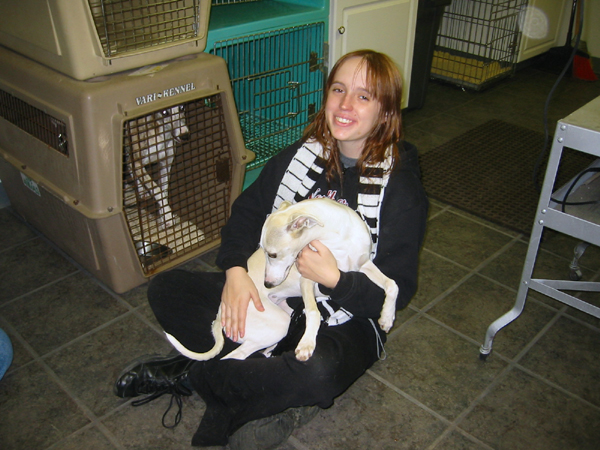 Pandora on her first day