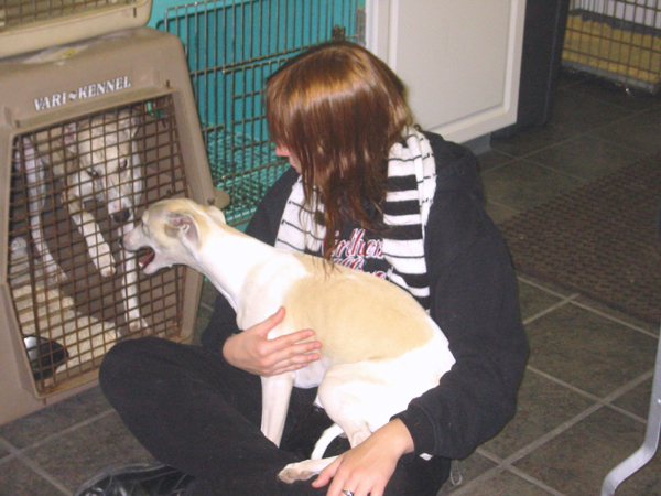 Pandora on her first day